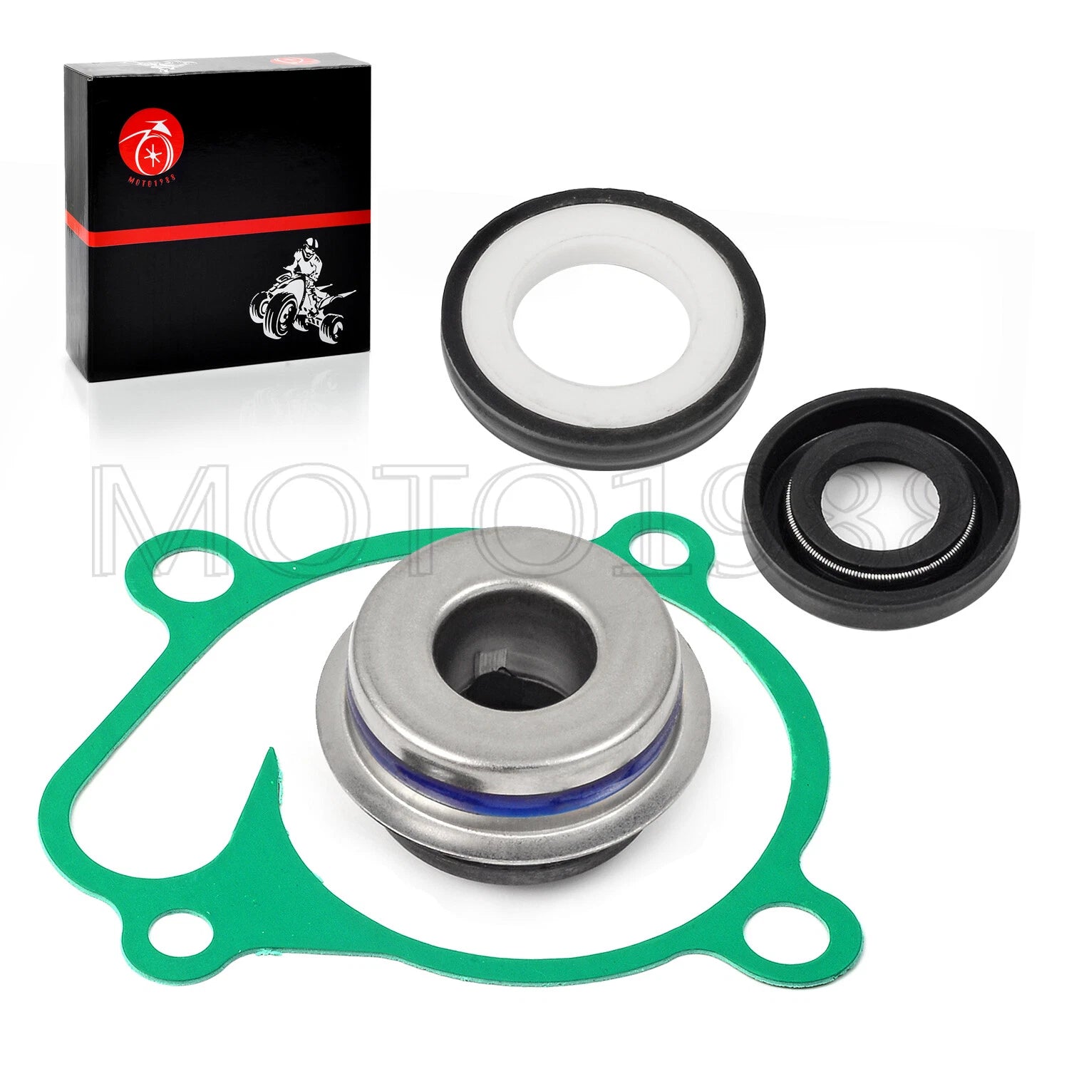 Water Pump Seal Gasket Rebuild Kit for Suzuki LT250R Quadracer 250 (1985–1986)
