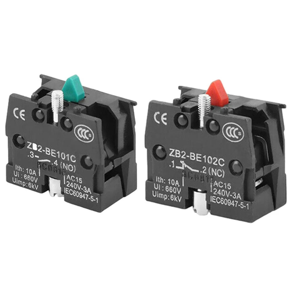 Push Button Joystick Switch ZB2 BE101C BE102C for 10A 600V Applications