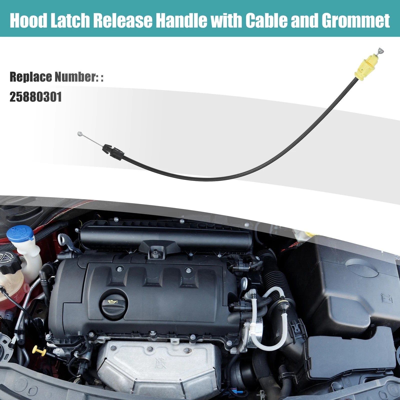 Front Side Door Locking Cable Replacement for Chevrolet Silverado 2500 HD (1999–2006)