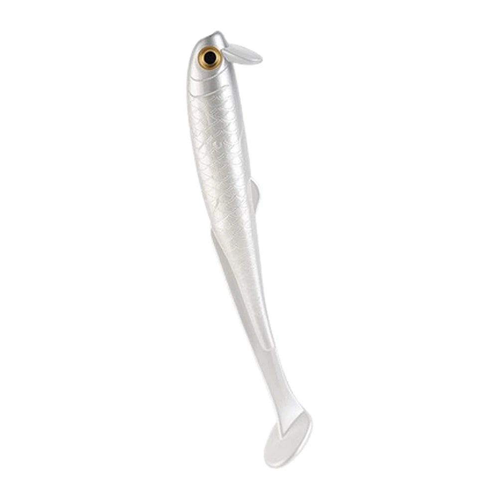 7.5cm T-Tail Soft Fishing Lure 3g PVC for Multiple Rigging