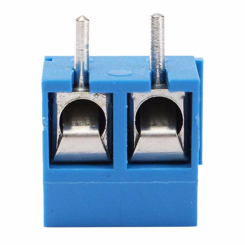 40pcs 2 Pin Screw Terminal Block Connector for Panel PCB Mount (5.08mm Pitch)
