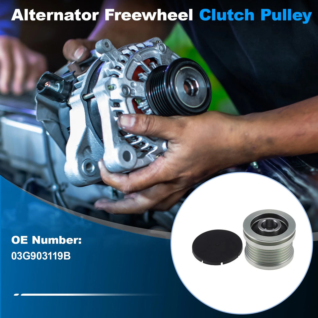 Alternator Freewheel Clutch Pulley for Audi A4 2.0 TDI (2005–2015)