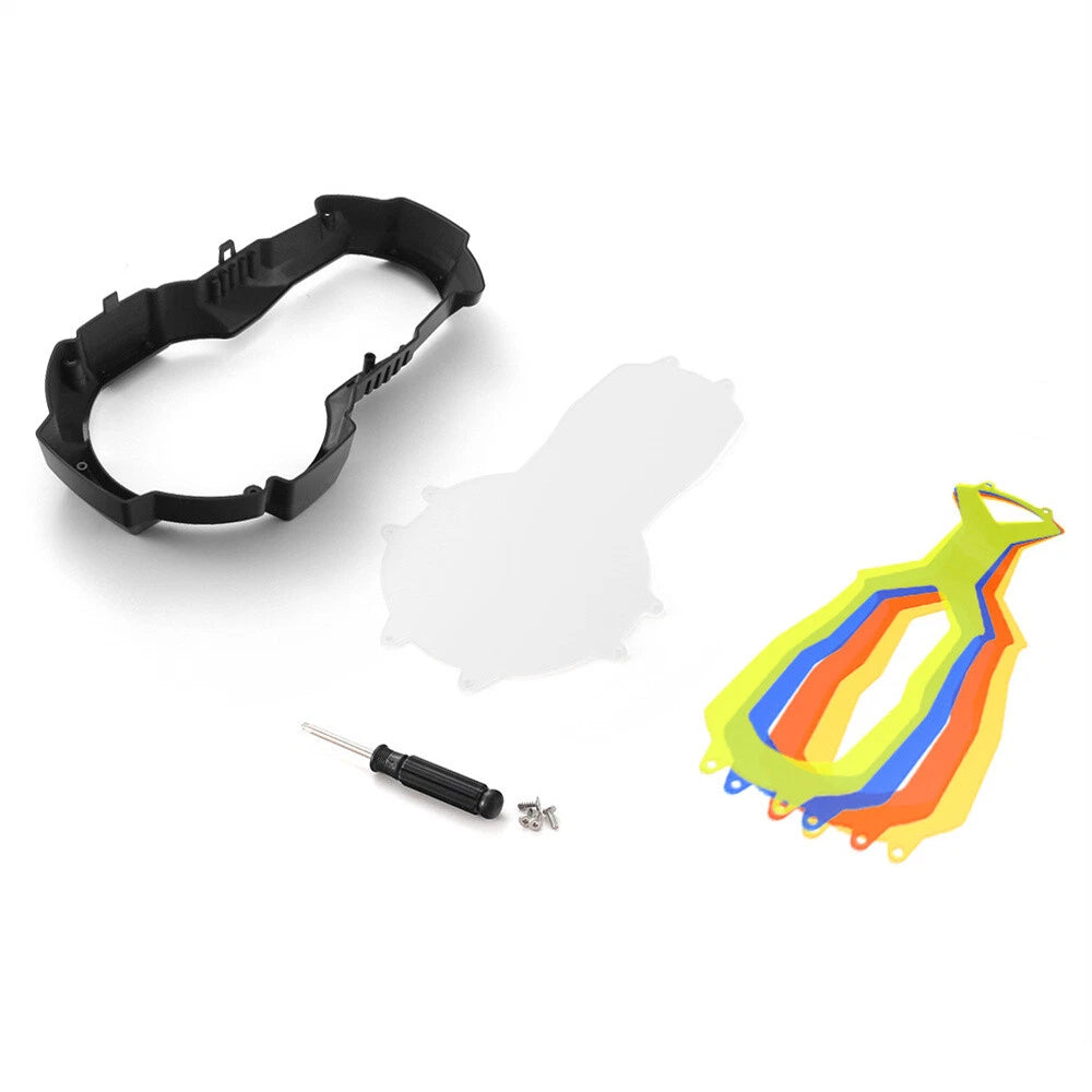 For 18-24 BMW R1250GS Adventure Headlight Protector w/ 4 Selective Color X lens