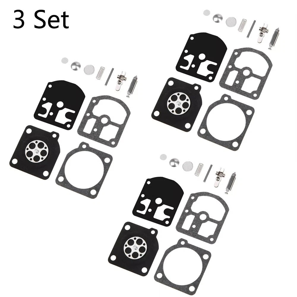 Set of 3 Carburetor Repair Kits for Stihl 009 010 011 012 (C1S-S1A, ZAMA RB-11)