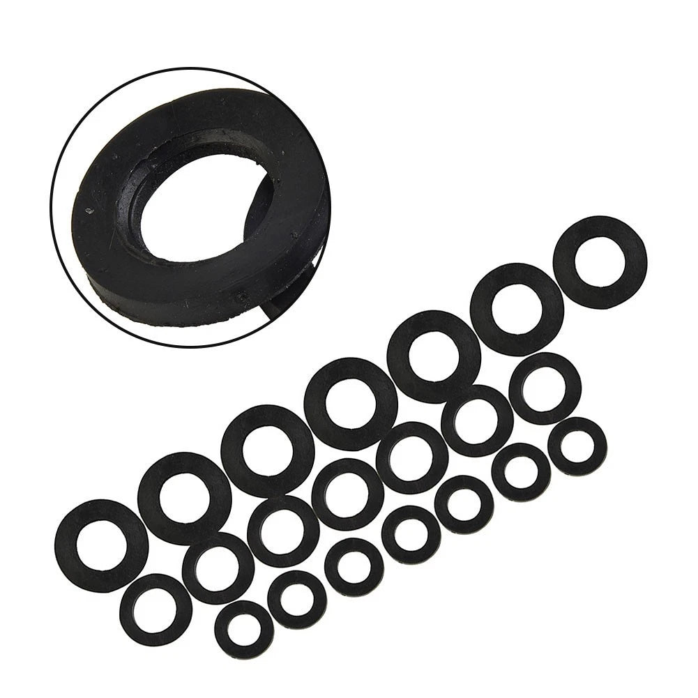 Assorted Tap Washers Set for Bath Sink Basin Shower (3/8", 1/2", 3/4")