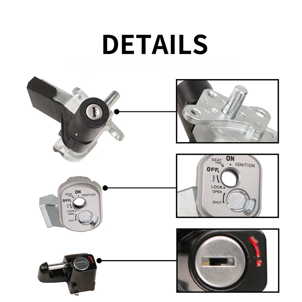 35014-GEZ-Y21 Seat Lock Key Kit with Ignition Switch for Honda For Ruckus NPS50