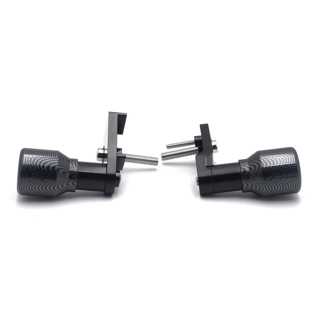 No Cut Carbon Frame Slider Crash Protector for Suzuki GSX-R 1000 (2017–2024)