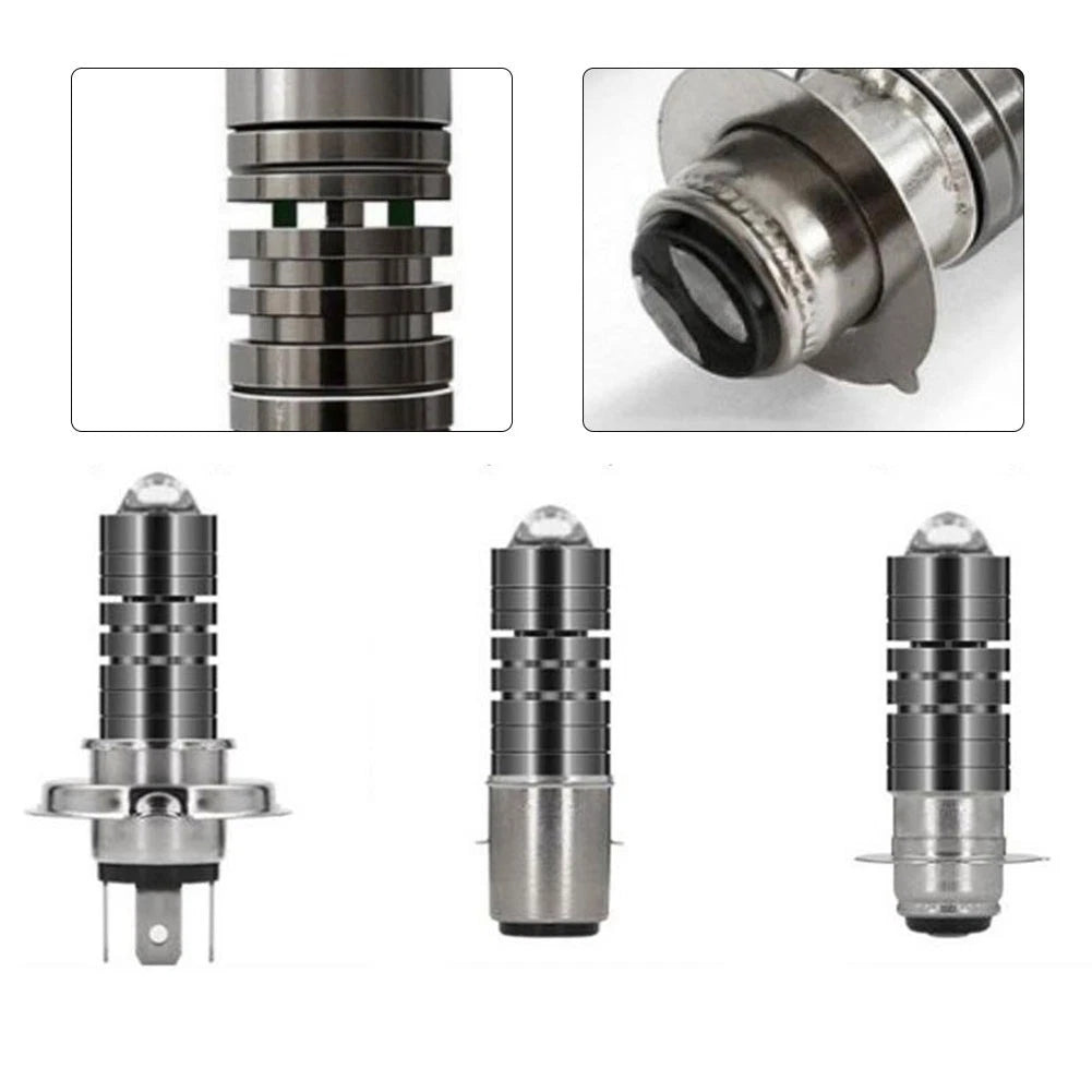 2X LED H4/P15D/BA20D Motorcycle Light for Custom Applications