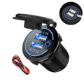 Cigarette Lighter Socket USB Charger Power Adapter for Car (Waterproof)