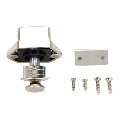 Push Button Lock Knob Latch for Camper RV Caravan Cabinet (15-20mm)