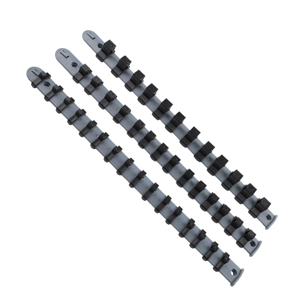 3X Socket Rail Holder for Storing Loose Sockets 34cm/14inch