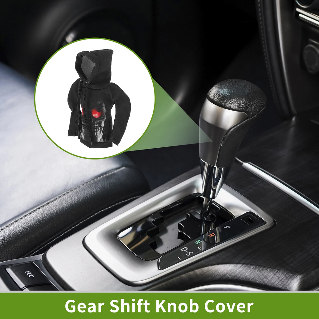Gear Shift Knob Cover for Universal Vehicles (Red Black Grey)