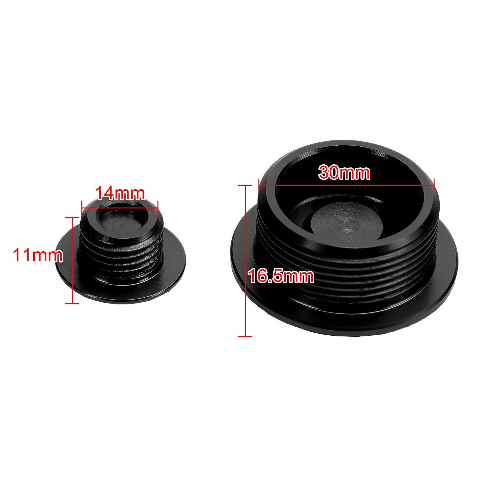 Black Engine Plug Kit for Honda CT125 Hunter Cub 125 Trail 125 Monkey 125 (2021–2023)