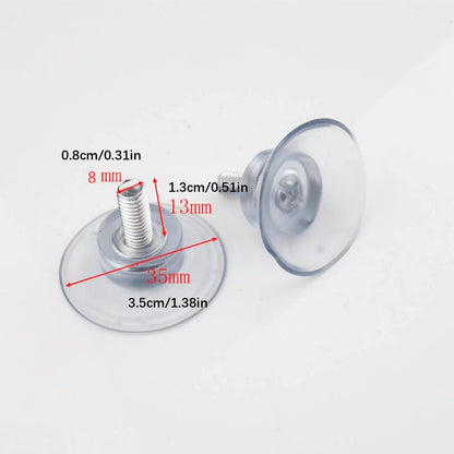 10pcs Rubber Suction Cups with M6/M8 Screws for Glass Table Top