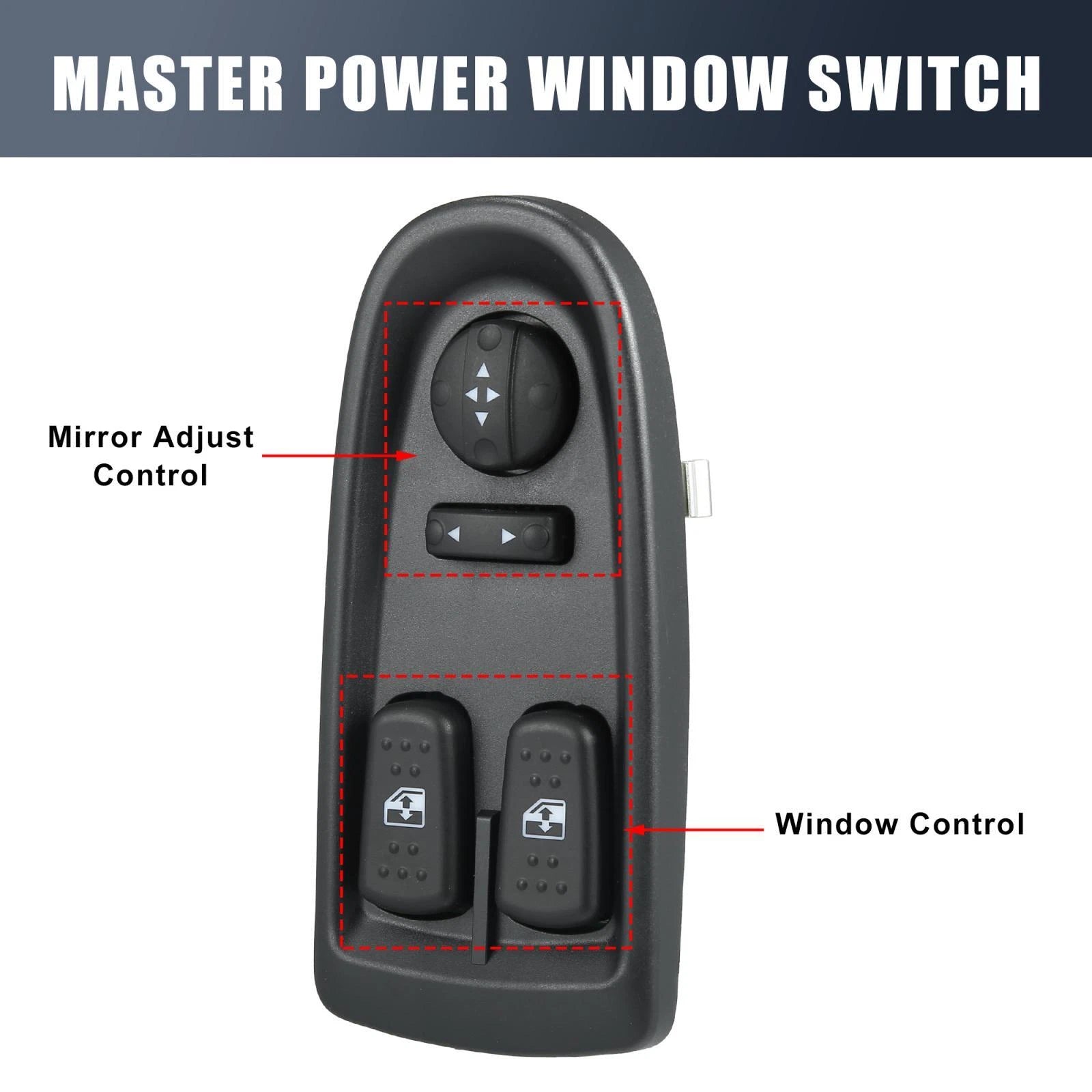 Electric Power Window Switch 5801304491 for Iveco Daily (2006–2012)