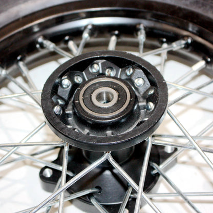 2.50-10 Front Wheel Rim + Knobby Tire for PIT PRO Dirt Bike (10")