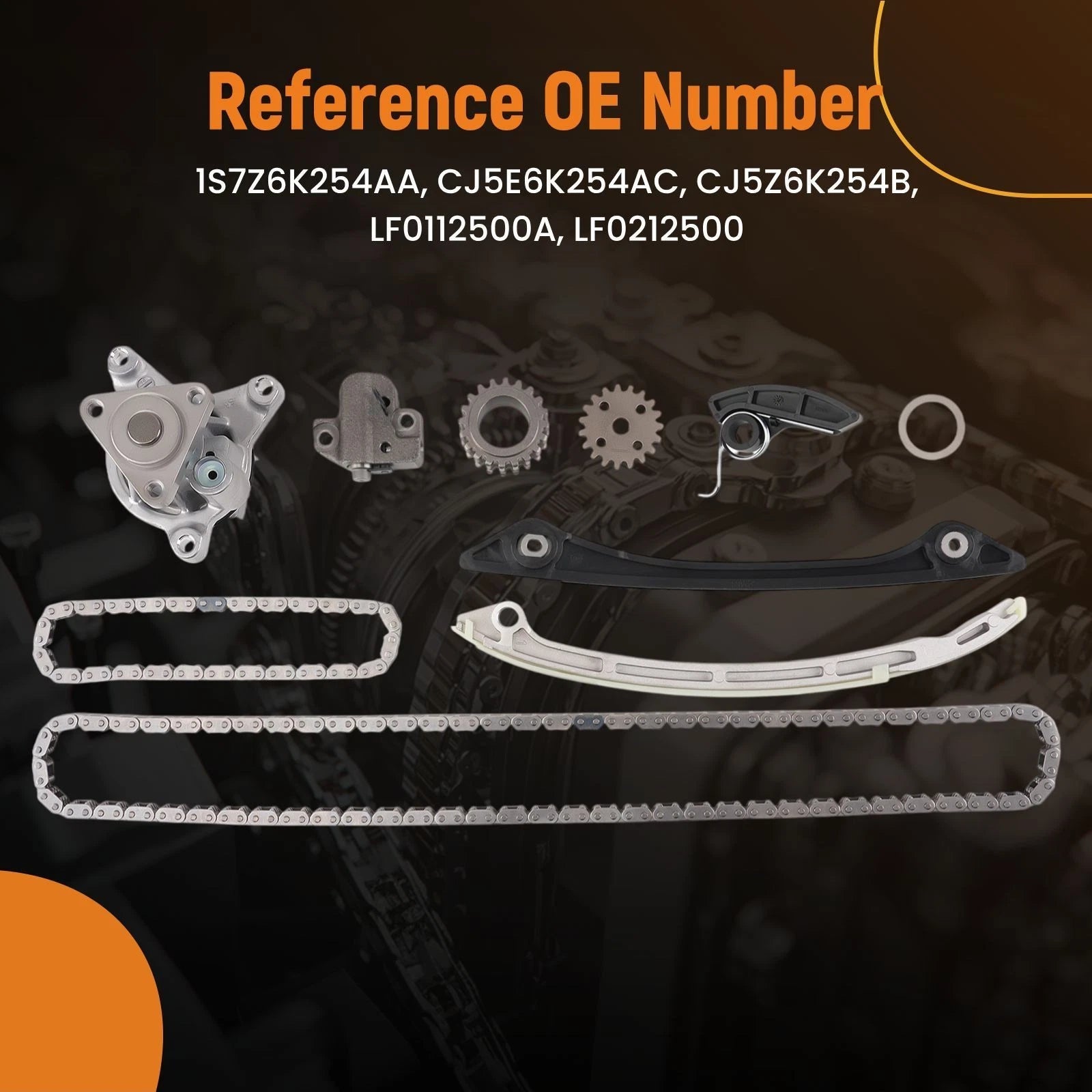Engine Timing Chain Kit for Lincoln MKZ 2.0L (2013–2020) 95730