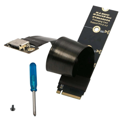 M.2 NVMe PCIe 4.0 to OCuLink SFF-8612 Adapter for SSD (30mm, 64Gbps)