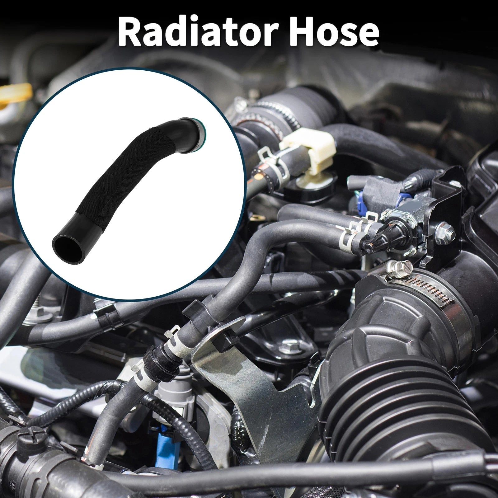 Radiator Hose Replacement for BMW X5 E70 (2007–2013) Rubber Black