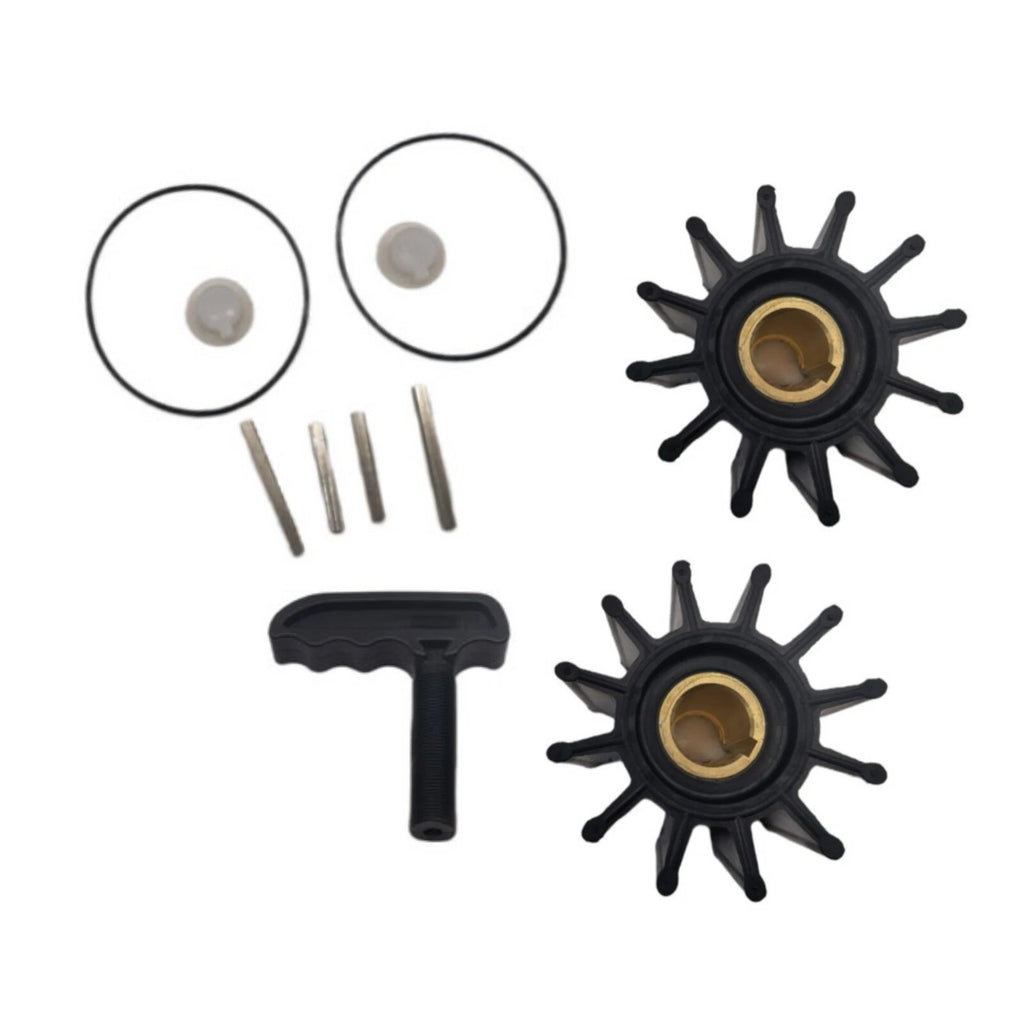 2 Pack Impeller Kits with Puller for Caterpillar (1W5664, 7E0321)
