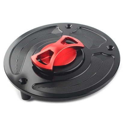 Keyless Gas Fuel Tank Cap Cover for Honda CBR1000RR Fireblade (2000–2019) RED