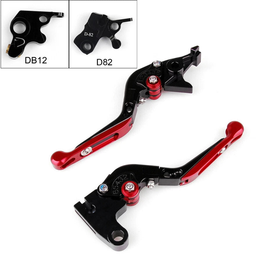 Adjustable Brake Clutch Levers for Ducati Hypermotard 939 (2016) Red