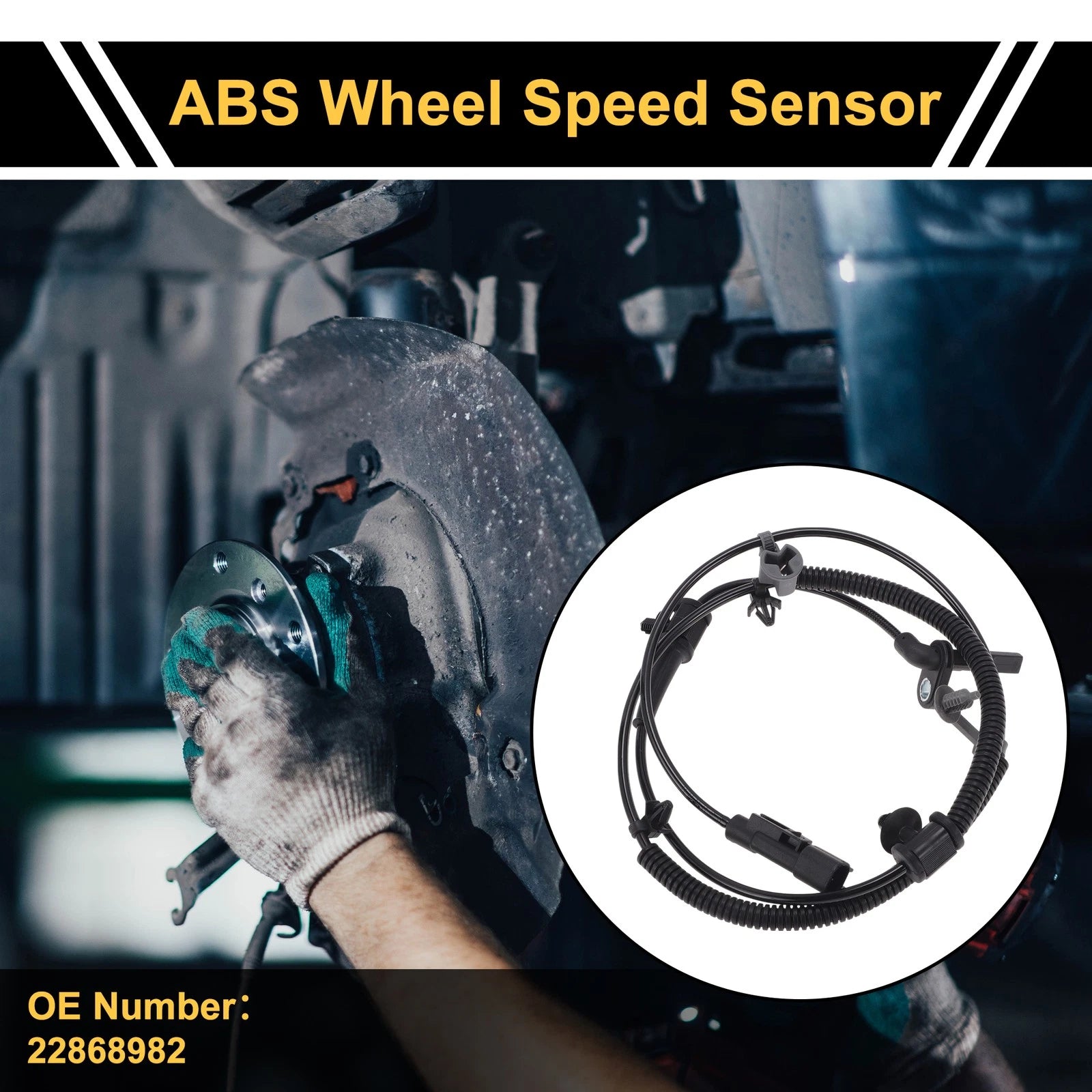 ABS Wheel Speed Sensor Left Rear for Chevrolet Impala (2014–2019) 1Pc
