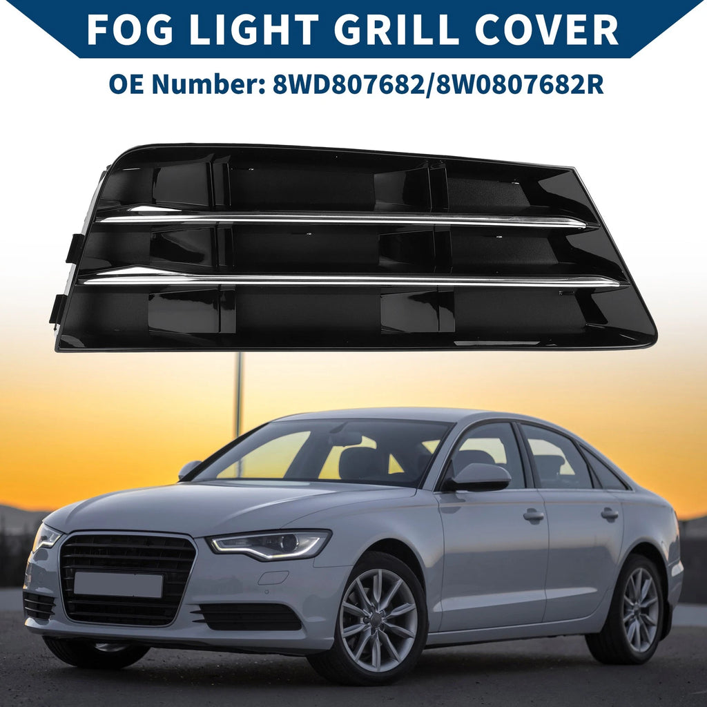 Fog Light Grill Front Right Replacement for Audi A4 B9 (2016–2019)