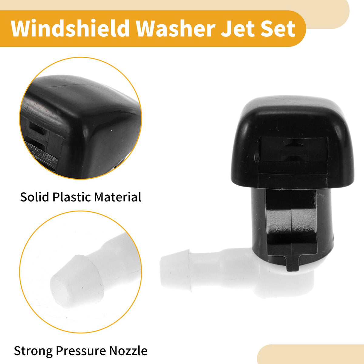 Windshield Washer Nozzle Kit for Dodge Dart (2012–2016)