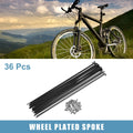 Bicycle Spokes Kit J Bend Steel 290mm with Nipples for 36pcs Universal (2)