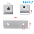 2X Aluminum Machinable Soft Jaws for 6" Vises (LABLT)