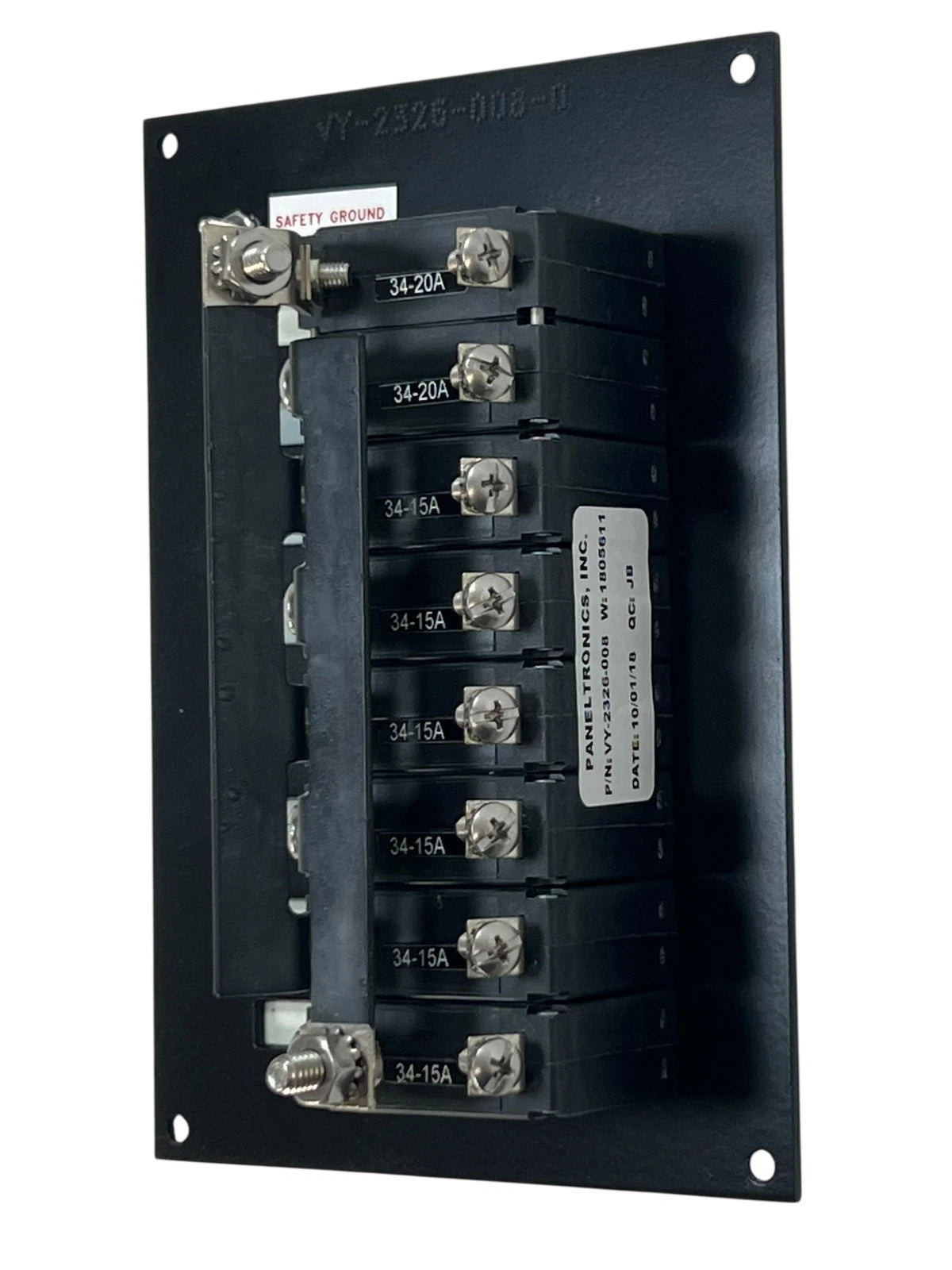 AC Panel for Marine Electrical Systems (120 VAC / 240 VAC) 8in x 5.5in