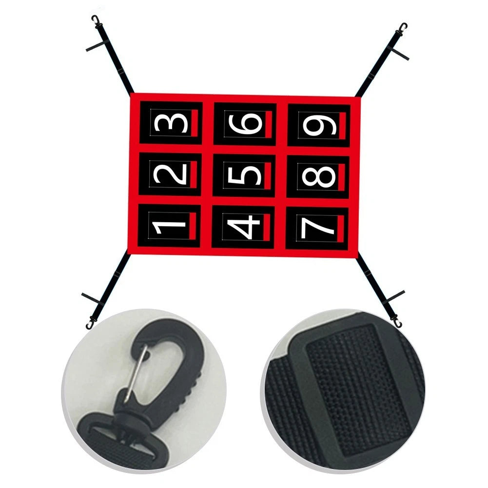 Baseball Training Target Adjustable Tool for Flexible Installation