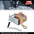 3500 lbs Hand Winch with Cable for Trailer Winch (Durable)