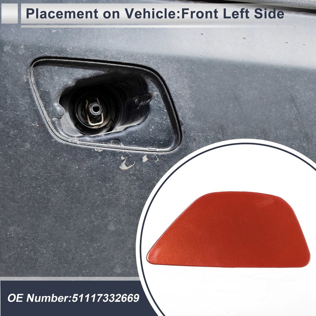 Headlight Washer Nozzle Cover Cap Front Left for BMW 535i (2010–2016)