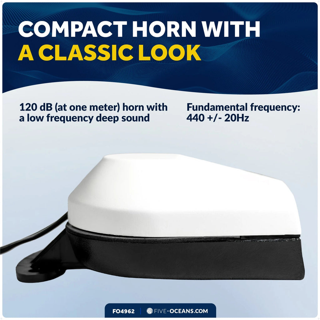 Compact Electric Boat Horn for Marine Use (12V)