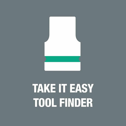 9 Piece 1/4 Drive Metric Socket Set for Wera Tools