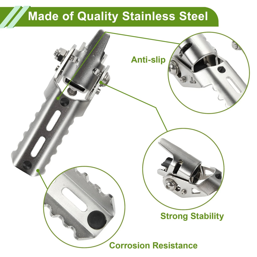 Motorcycle Foot Pegs Replacement for BMW R1250GS LC 2013–2019 Silver Pair