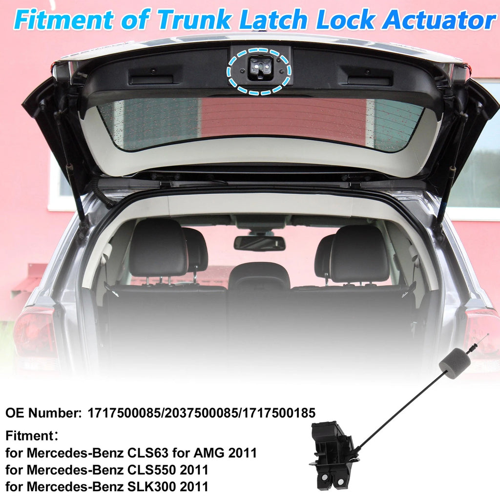 Rear Trunk Latch Lock Actuator Replacement for Mercedes-Benz CLS63 (2012–2014)