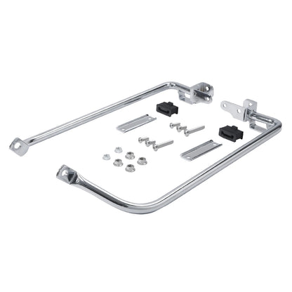 Chrome Saddlebag Support Bracket Hardware Kit for Harley Touring (2014–2023)