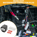 6 Pin Waterproof Headlight Connector Plug for Toyota (1 Set)