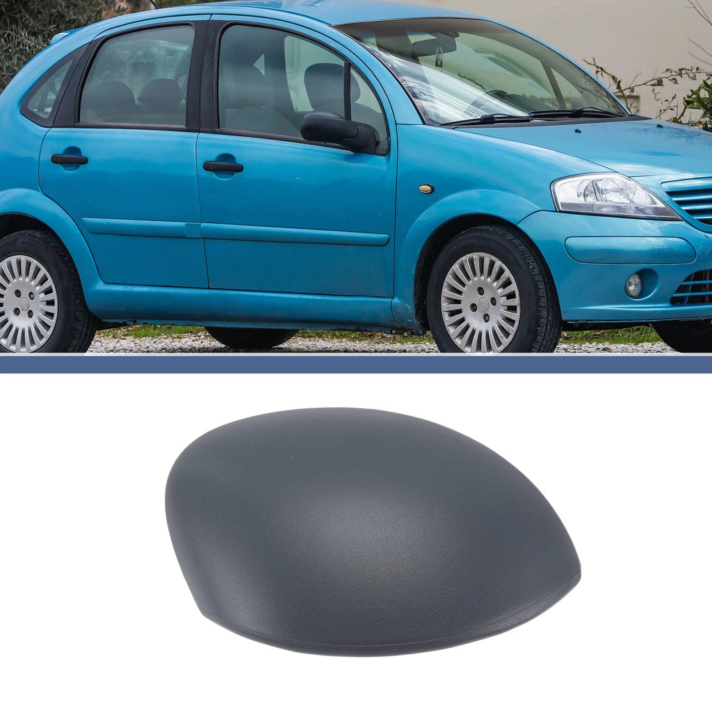 Right Passenger Side Mirror Cover Cap for Citroen C2 (2003–2009) - Grey