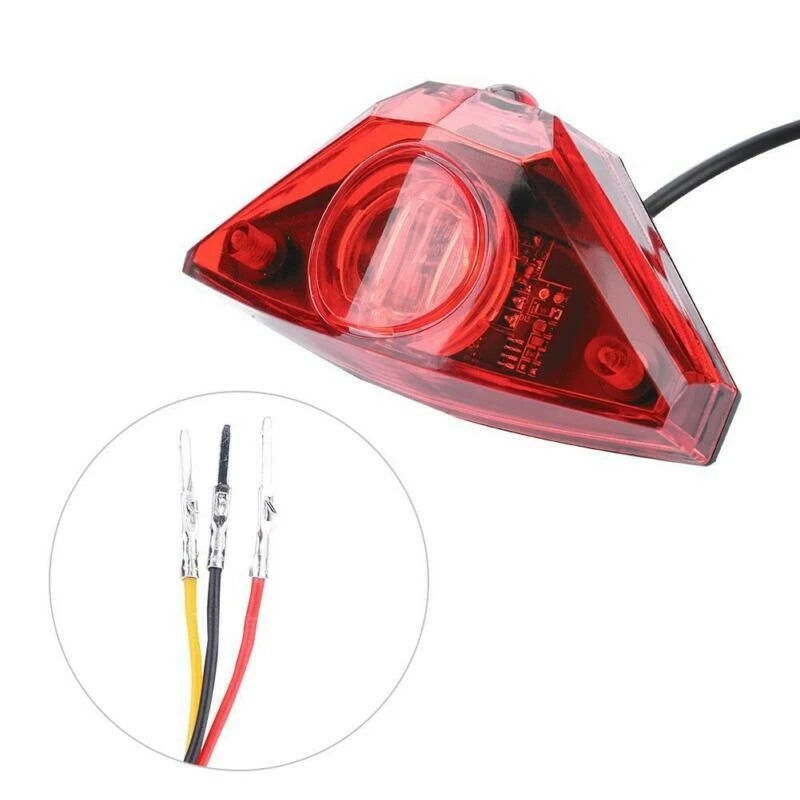 LED Rear Tail Light Assembly for Electric Bike (6-80V)