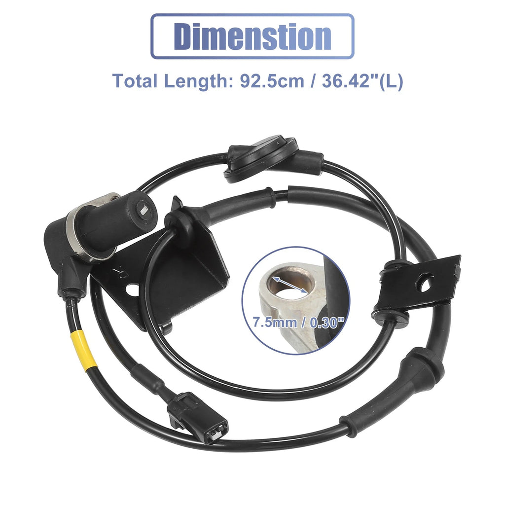 ABS Wheel Speed Sensor Front Right Replacement for Hyundai Santa Fe (2001-2006)