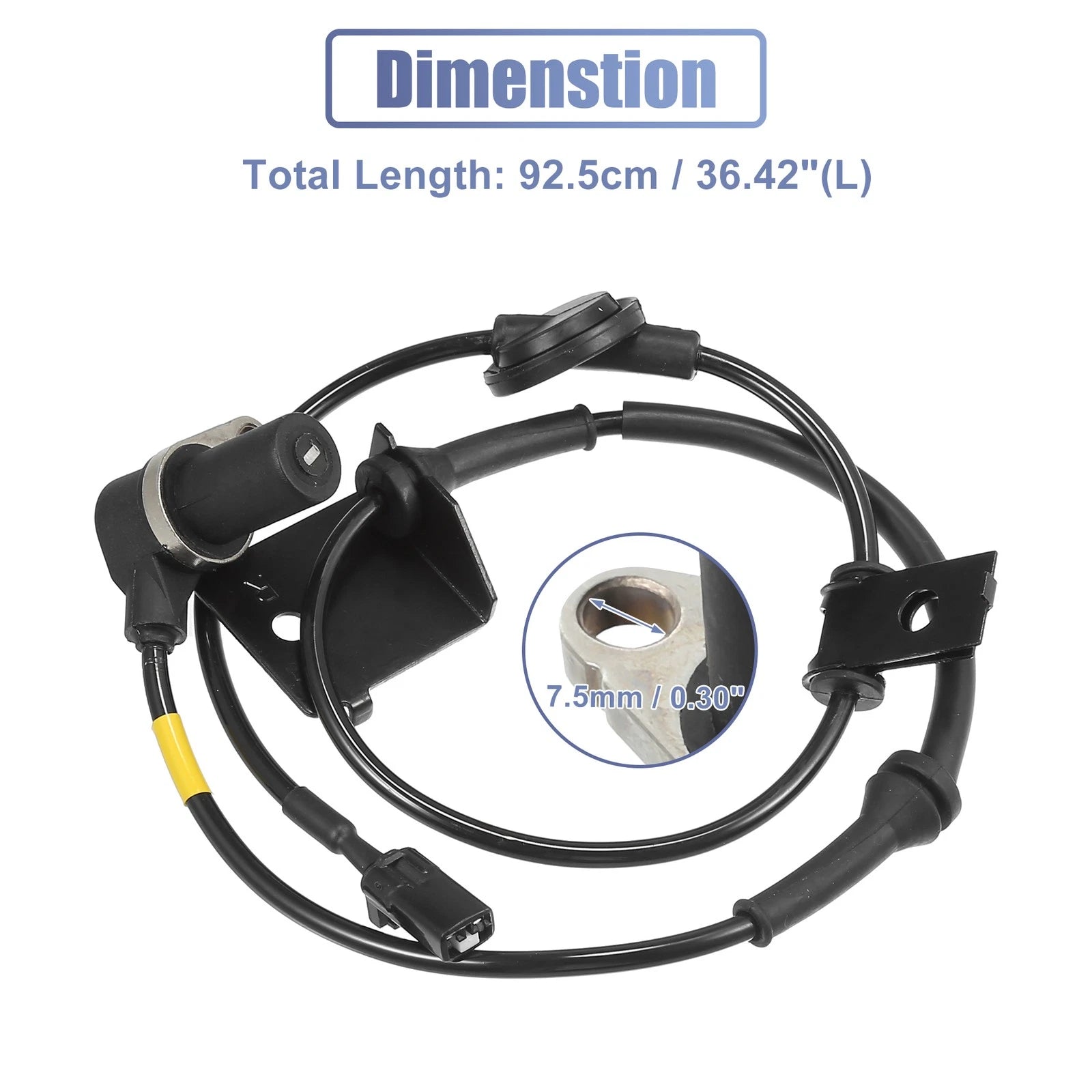 ABS Wheel Speed Sensor Front Right Replacement for Hyundai Santa Fe (2001-2006)