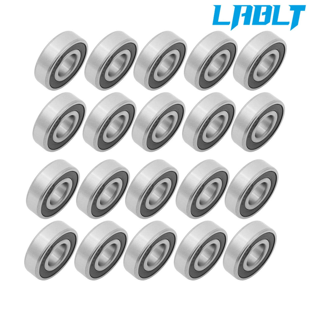 20Pcs Deep Groove Ball Bearing 6204-2RS C3 for (20×47×14mm)