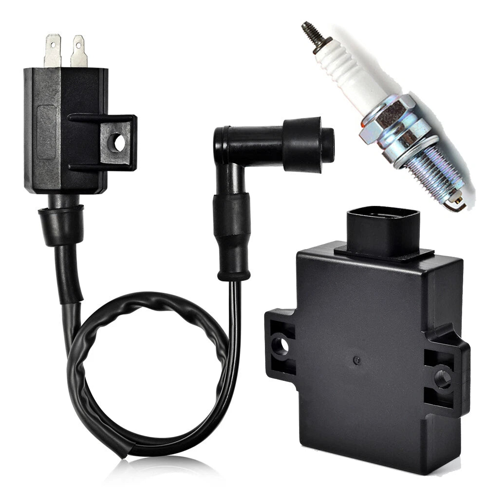 Ignition Coil Spark Plug CDI Kit for Kawasaki Bayou 250 (2003–2011)