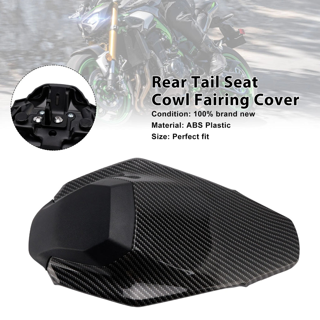 Rear Tail Seat Cowl Fairing Cover for Kawasaki Z900 Z900SE (2025–2026) Carbon