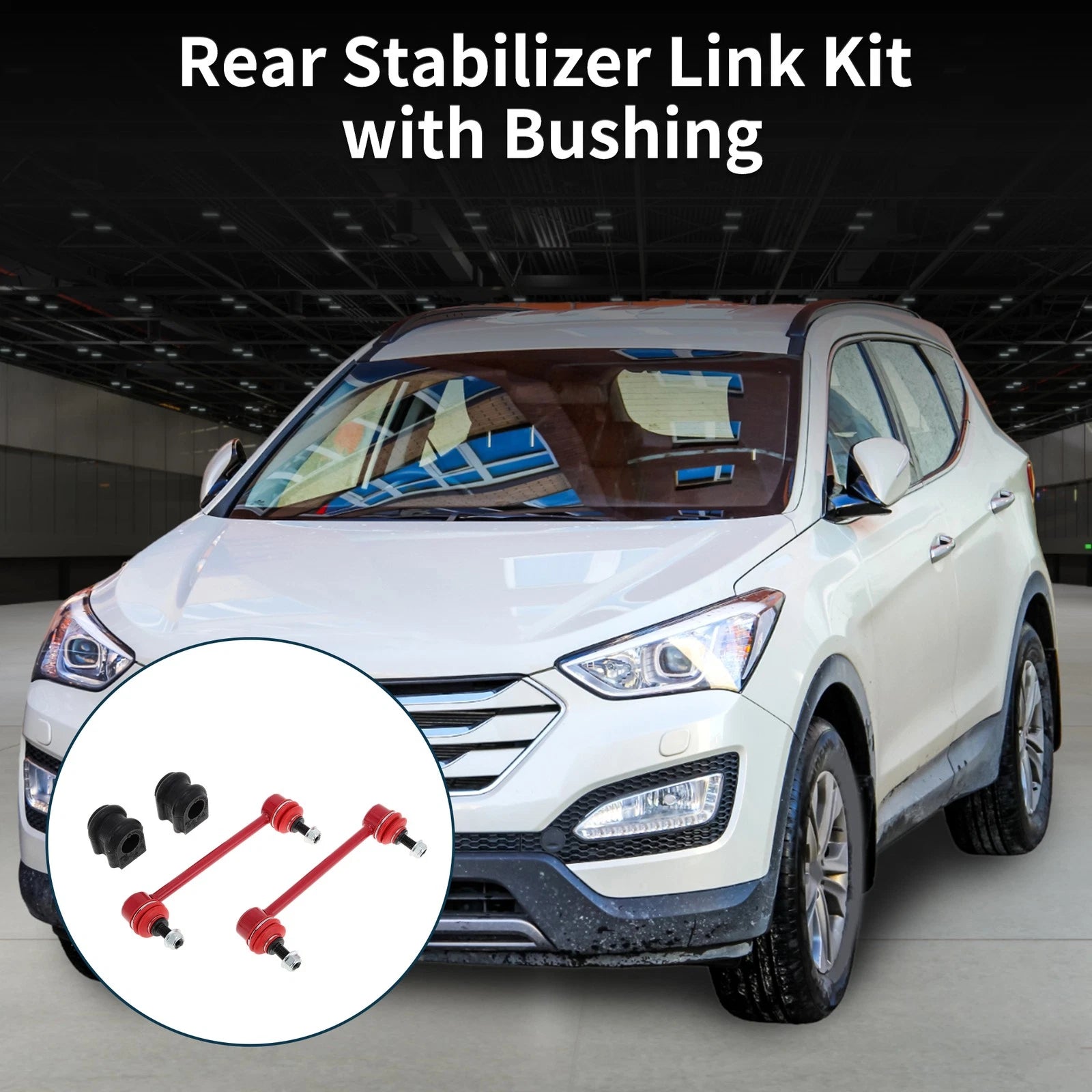 Rear Stabilizer Bar Links with Bushings for Hyundai Elantra (2000–2020)