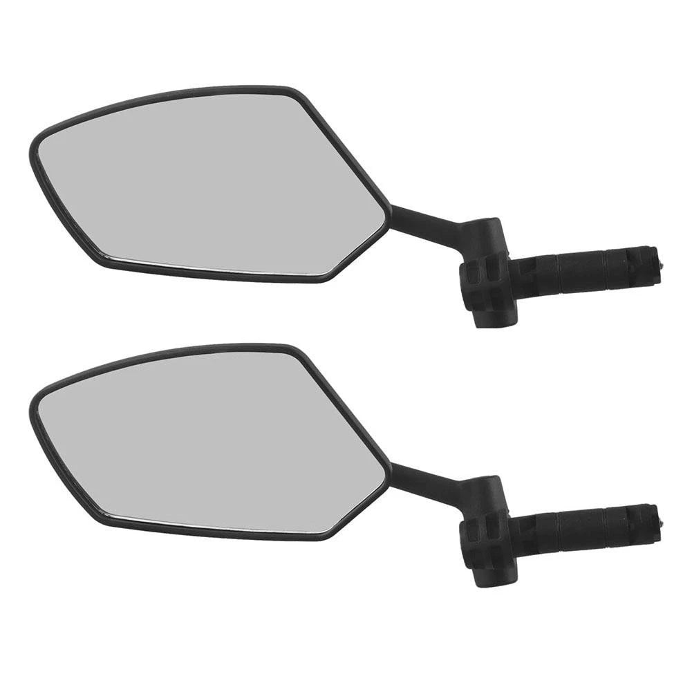 Left Side Mirror for Bike Scooter 16.8mm Handlebar Clear Glass Nylon